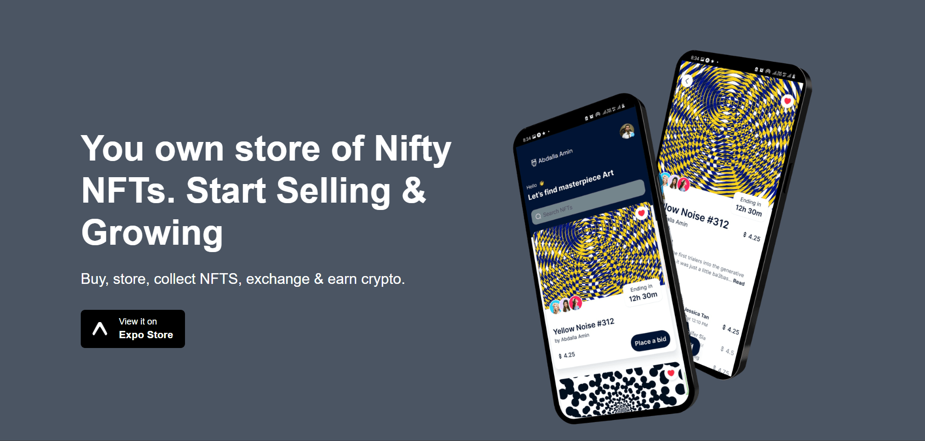 Nfty Landing Page